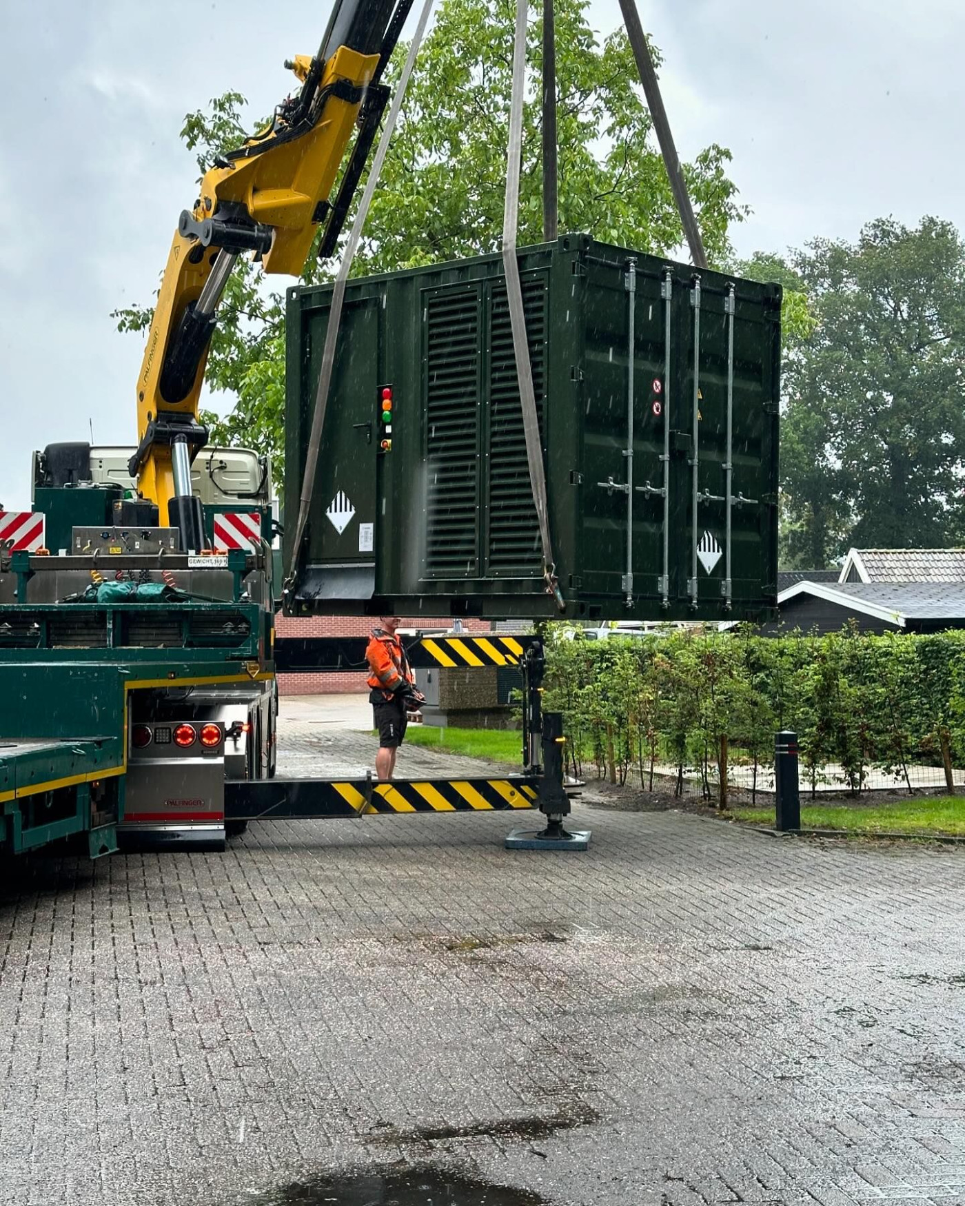 EOS energie opslag systeem geplaatst
