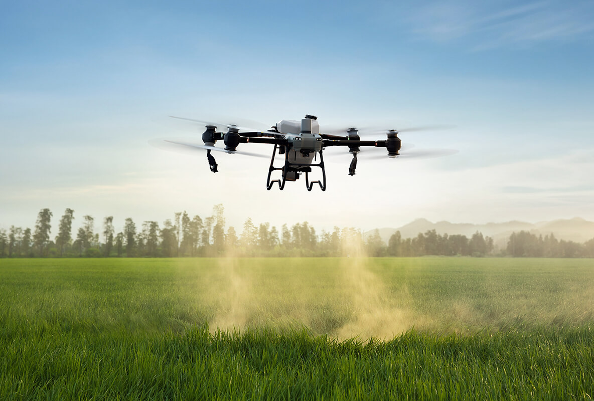 Onderzoeken inzet drone’s voor monitoren gewassen en zaaien vanggewassen